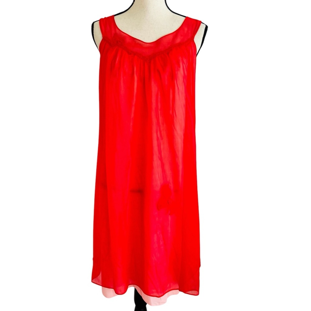 Vintage Kayser Layered Sleeveless Nightie